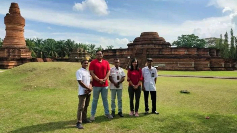Berkunjung ke Riau, Konsul Jenderal India Melihat Candi Muara Takus
