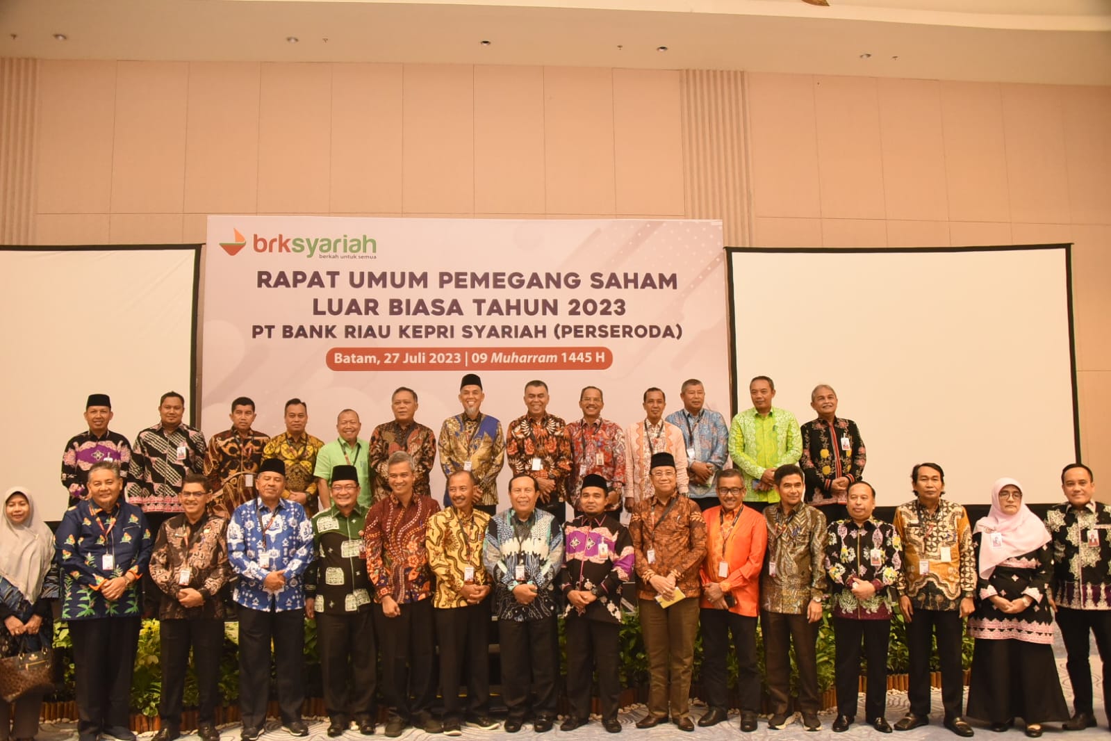Bupati Bengkalis Ikuti Rapat Umum Pemegang Saham BRKS Tahun 2023 di Batam