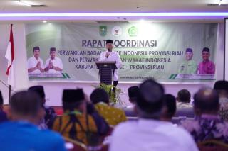 Gubri Syamsuar Hadiri Rakor BWI Riau
