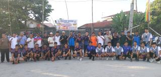 Ketua KONI Pekanbaru Buka Turnamen Volly Ball Karang Taruna Maharatu 2023