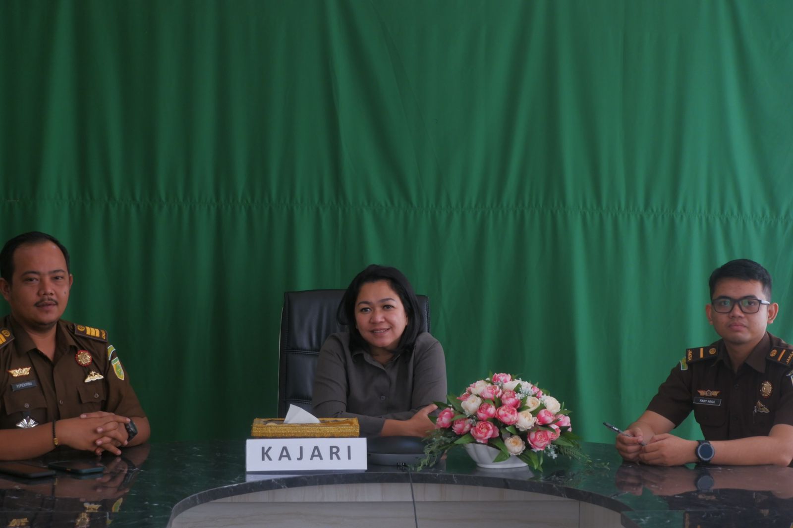 Kajari Rohil Ikuti Webinar Peningkatan Kapabilitas ASN di Lingkungan Kejaksaan RI