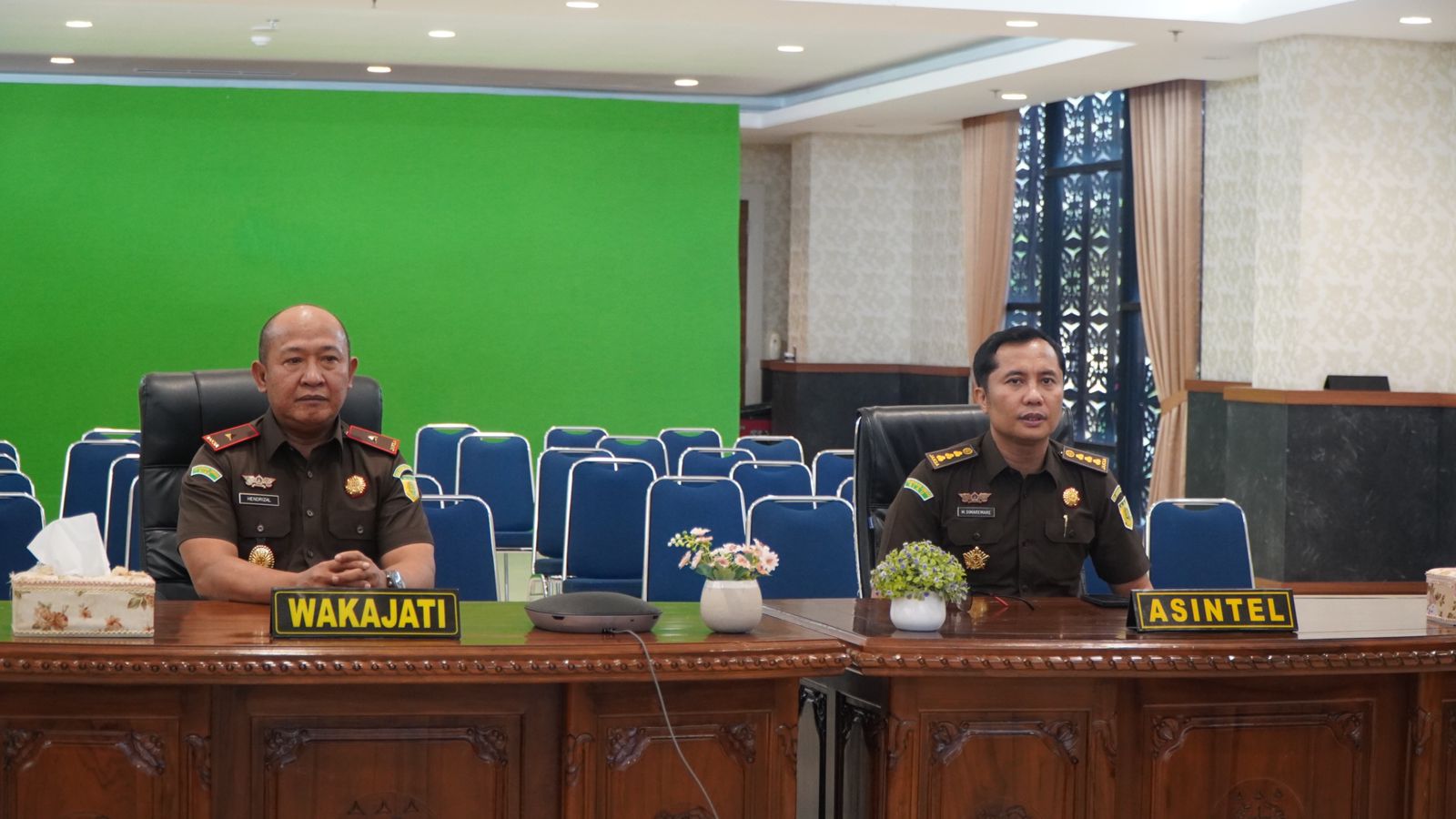 Wakajati Riau Ikuti Webinar Pengawasan Ormas dalam Menjaga Stabilitas PolitikÂ