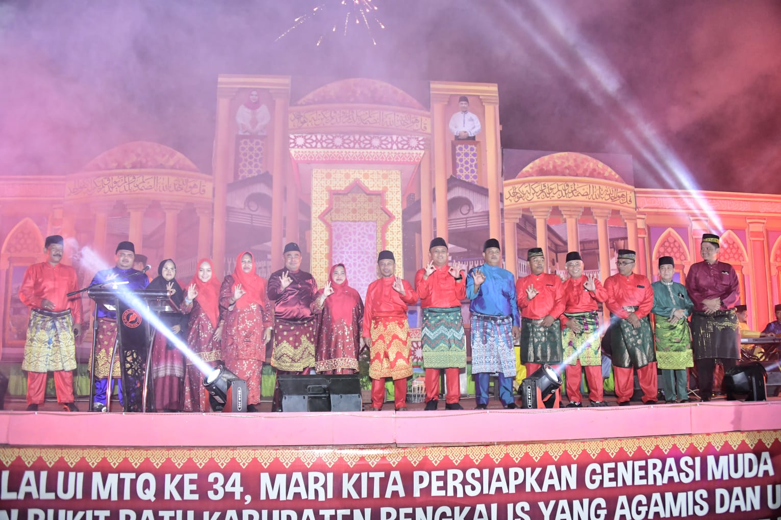 Bupati Kasmarni Buka MTQ ke-34 Tingkat Kecamatan Bukit Batu, 256 Peserta Bermusabaqoh