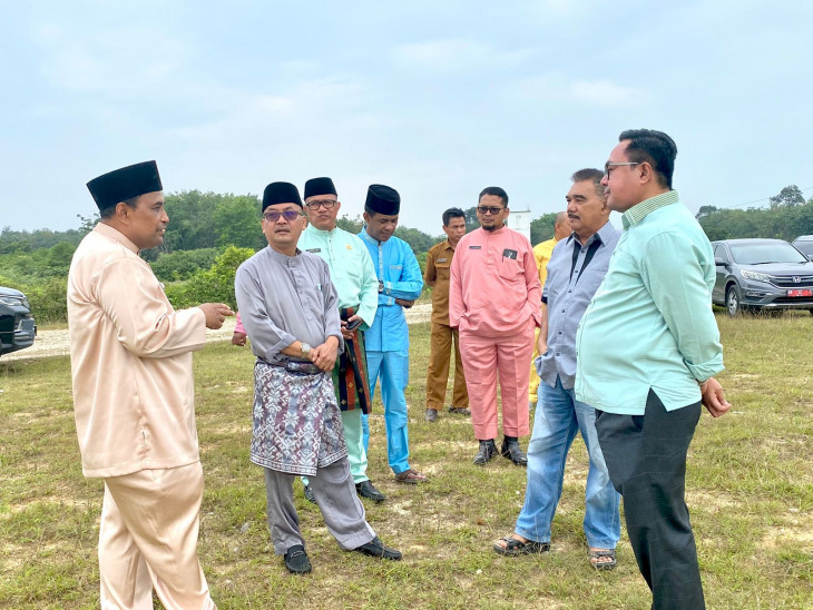 Pj Bupati Kampar Lokasi Lahan Pembangunan Pabrik Abon Patin Desa Telo