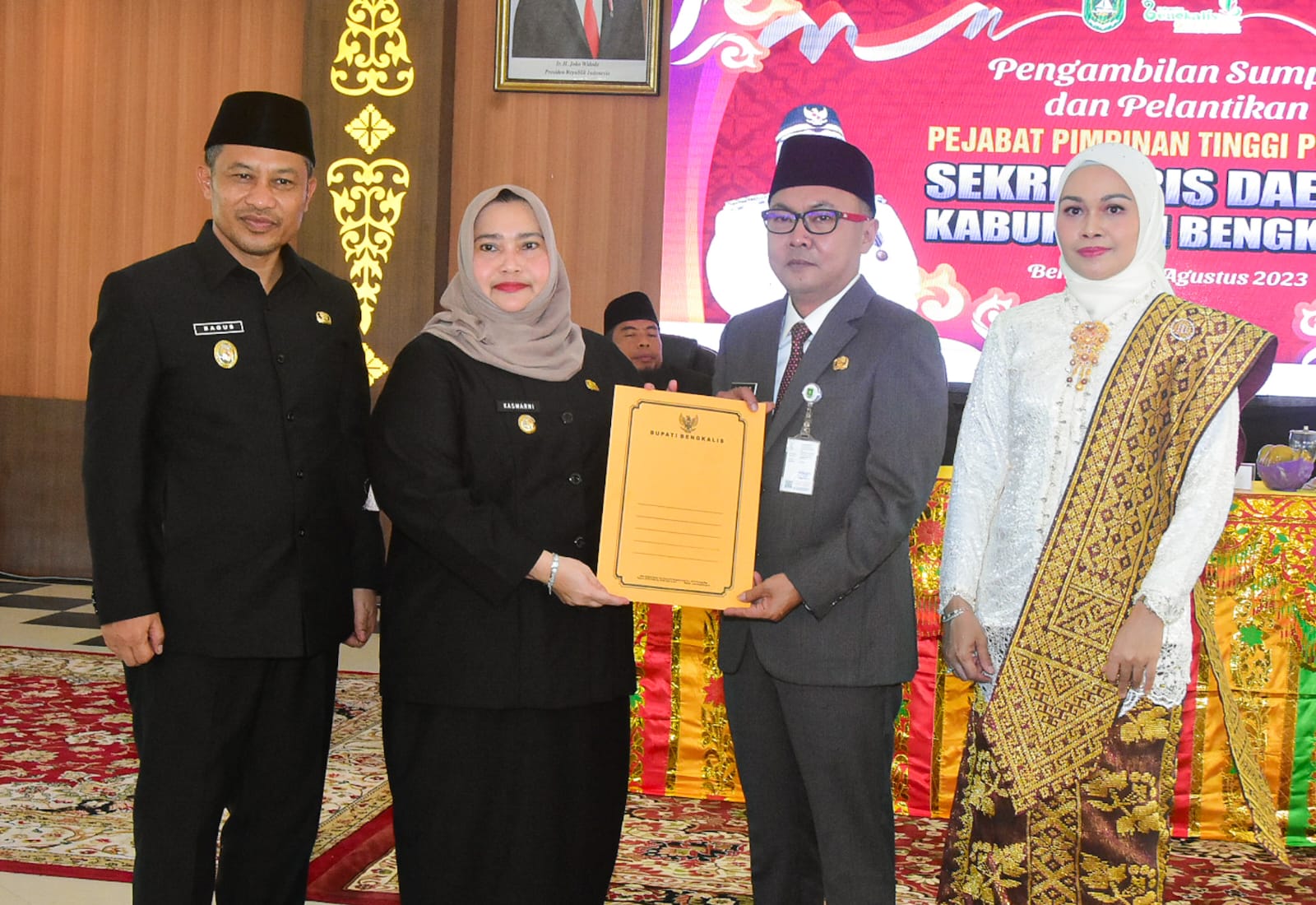 Selamat! dr. Ersan Resmi Menjabat Sekda Bengkalis