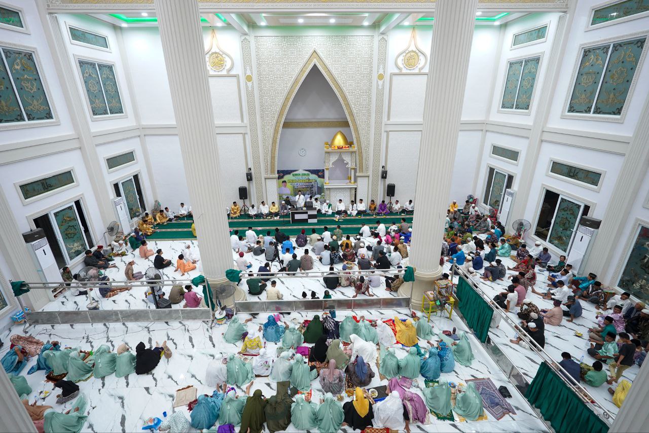 Gubernur Riau Syamsuar Tabligh Akbar Bersama Warga Desa Ngaso Rohul