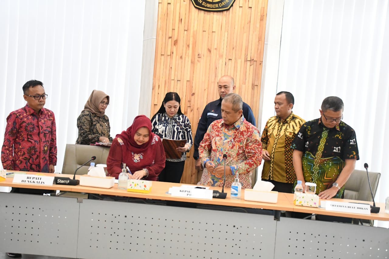 Kerjasama dengan Kementerian ESDM, Pemkab Bengkalis Dapat Izin Pembangunan Jalan Lingkar Barat Duri