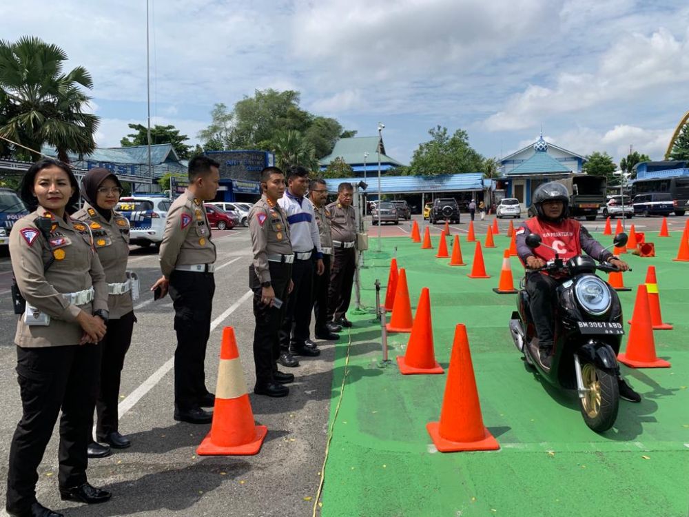 Ujian SIM C Angka 8 Resmi Dihapus di Provinsi Riau