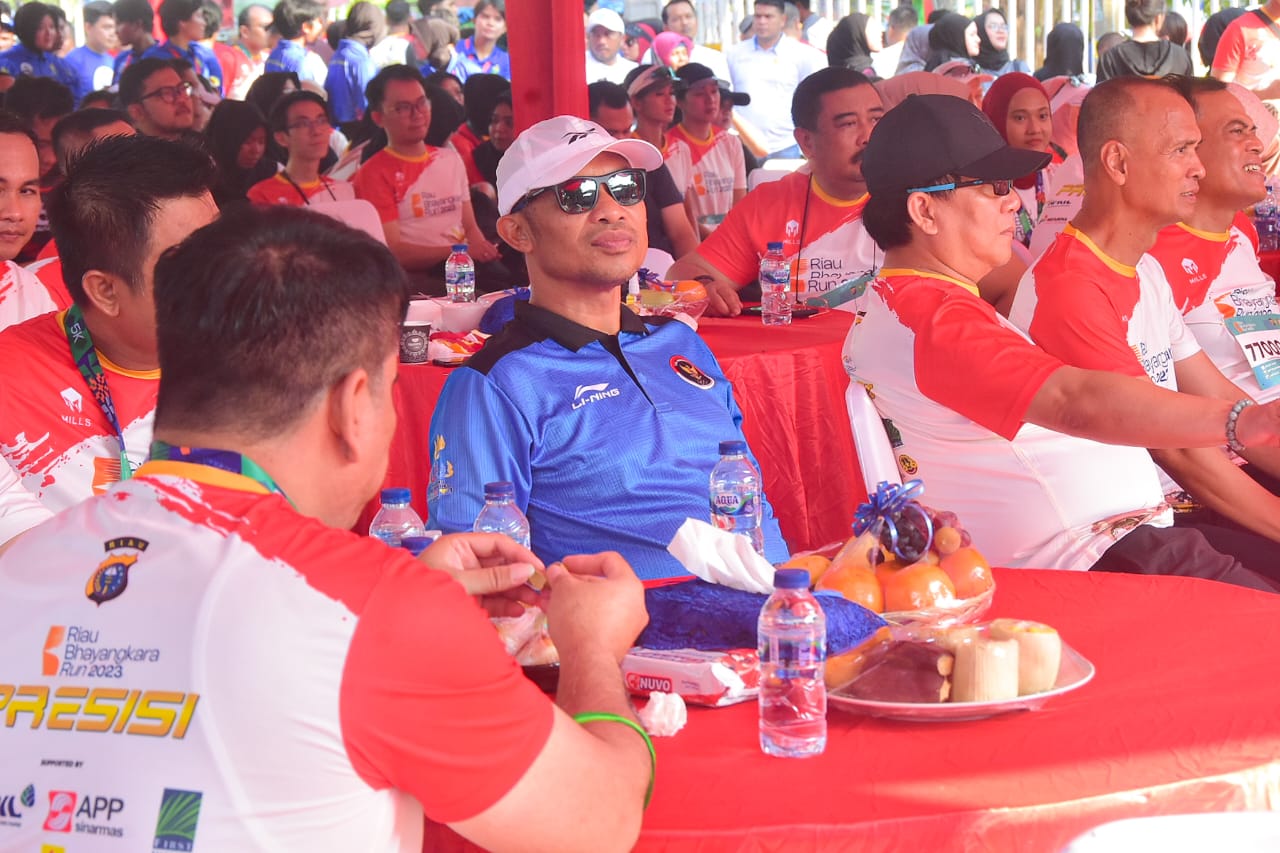 Wabup Bagus Hadiri Bhayangkara Riau Run 2023
