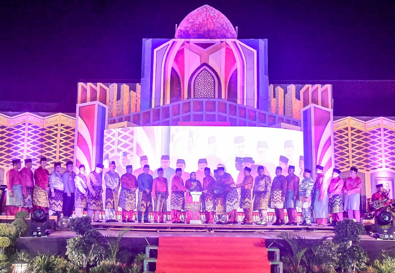 Berlangsung Megah, Bupati Kasmarni Apresiasi Pembukaan MTQ Kecamatan Mandau