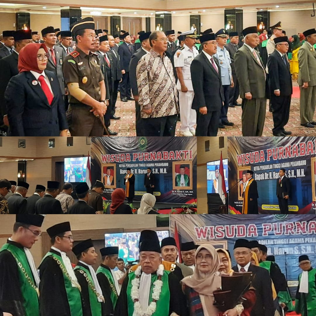 Kajati Riau Menghadiri Wisuda Purnabakti Ketua Pengadilan Tinggi Agama PekanbaruÂ