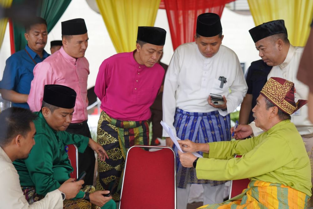 Gubernur Syamsuar Tinjau Persiapan HUT Riau ke-66
