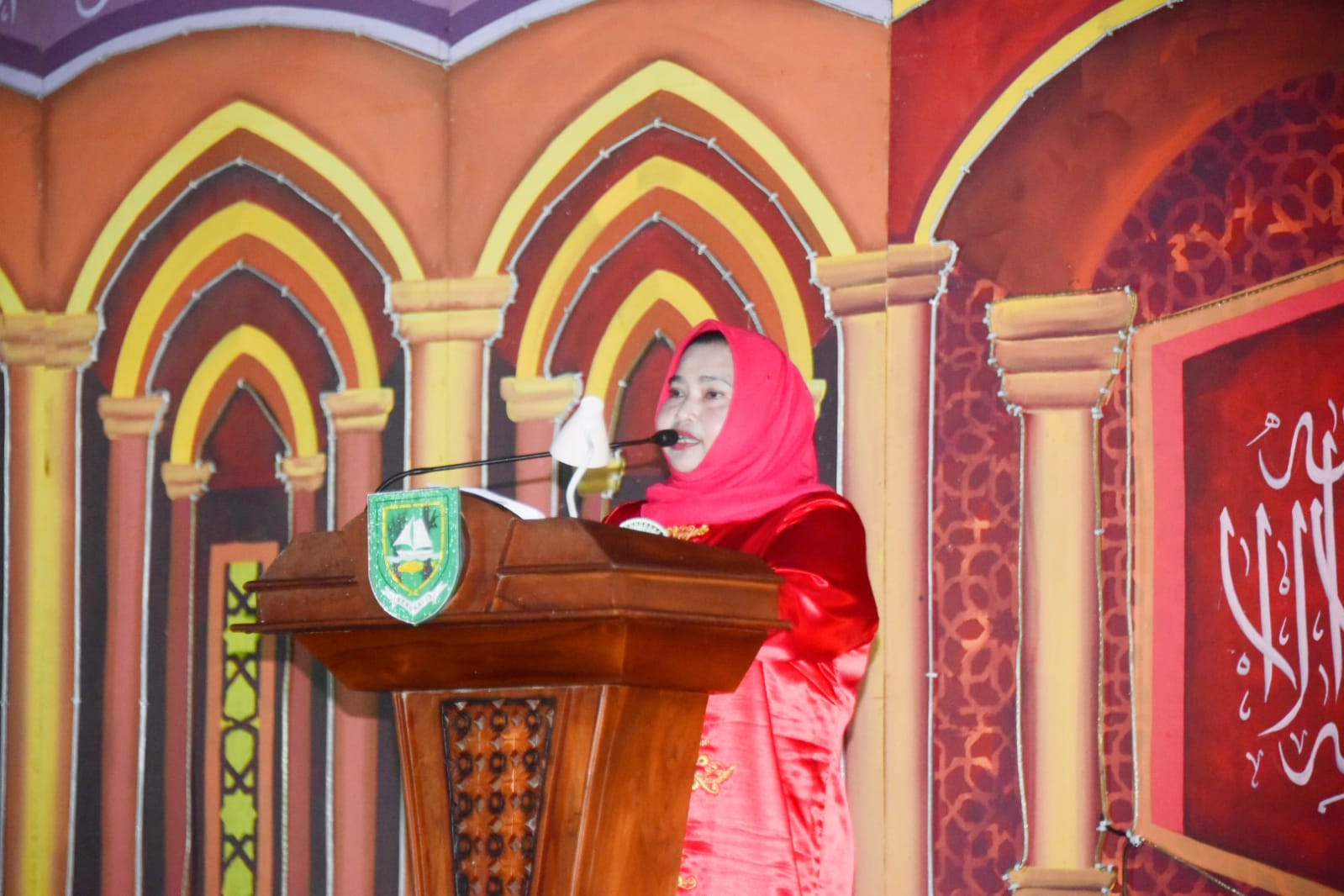 Bupati Kasmarni Buka MTQ Ke-5 Tingkat Kecamatan Talang Muandau