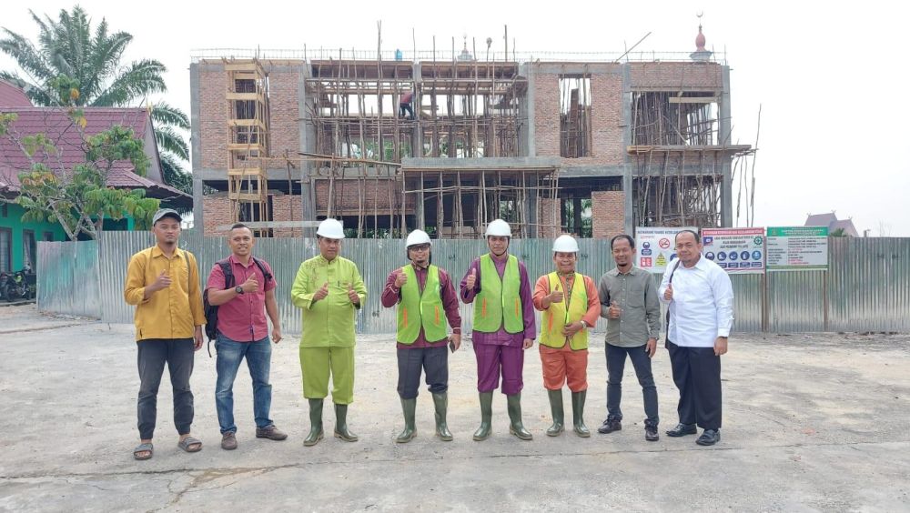 Kanwil Kemenag Riau Tinjau Pembangunan PLHUT di Rokan Hulu