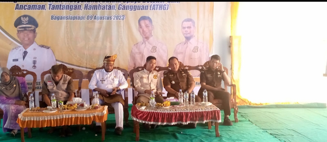 Kasi Intel Kejari Rohil Hadiri Kegiatan Sosialisasi FKDM di Desa Bagan Jawa