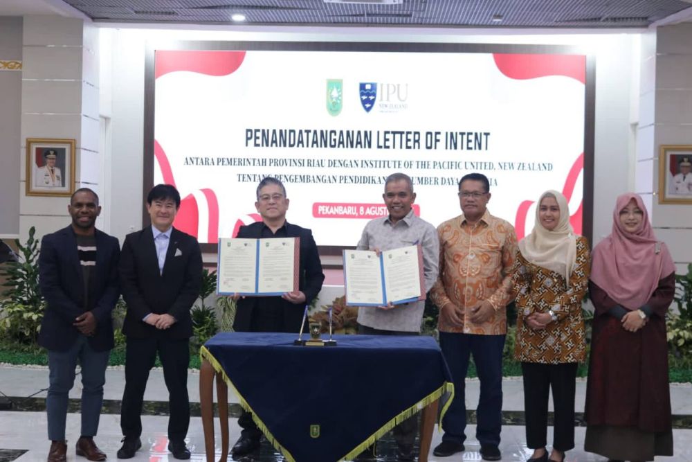 Pemprov Riau Jalin Kerja Sama dengan IPU New Zealand