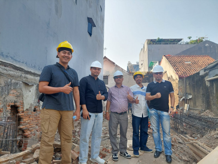 Pj Bupati Tinjau Pembangunan Mess Kampar di Jakarta