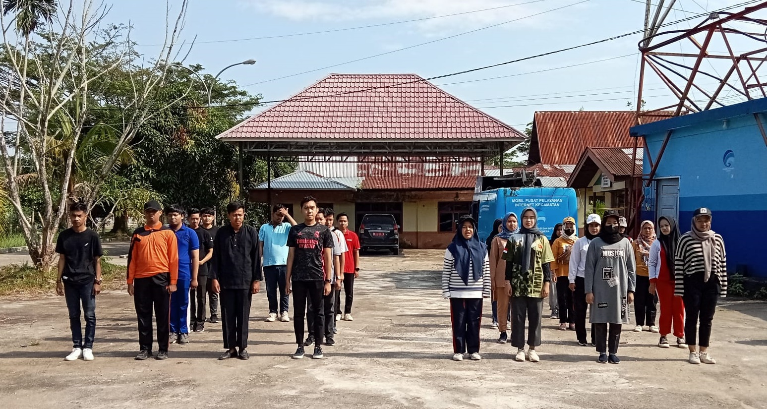 Sambut HUT RI, Pemkab Inhil Gelar Gerak Jalan Tri Lomba Juang 2023