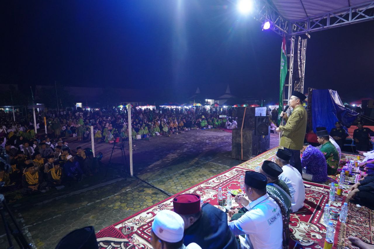 Gubri Syamsuar Hadiri Sholawat di Desa Garut
