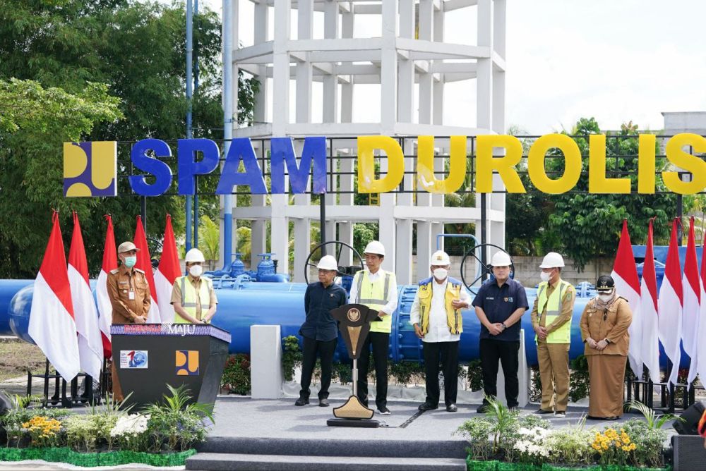 3.500 SR di Dumai Terima Suplai Air Bersih SPAM Durolis