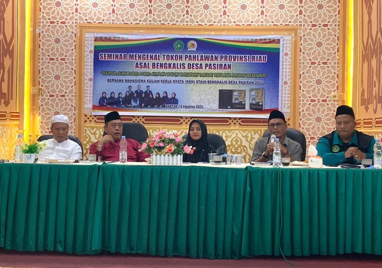Mahasiswa KKN STAIN Bengkalis Taja Seminar Tokoh Pahlawan