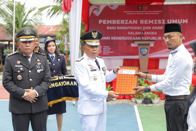 236 Napi Lapas Selatpanjang Terima Remisi HUT RI