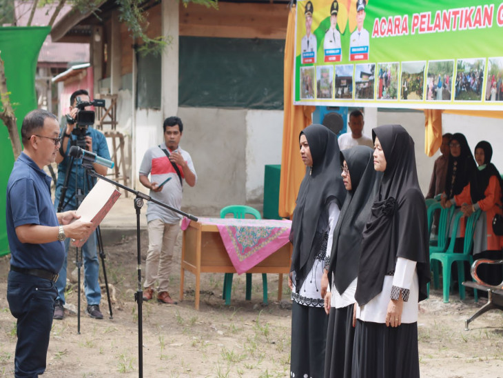 Pj Bupati Kukuhkan Gapoktan Kamboja Desa Kampar