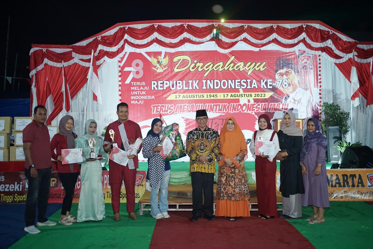Bupati Wardan Apresiasi Malam Puncak Gebyar Semarak HUT RI di Harapan Tani