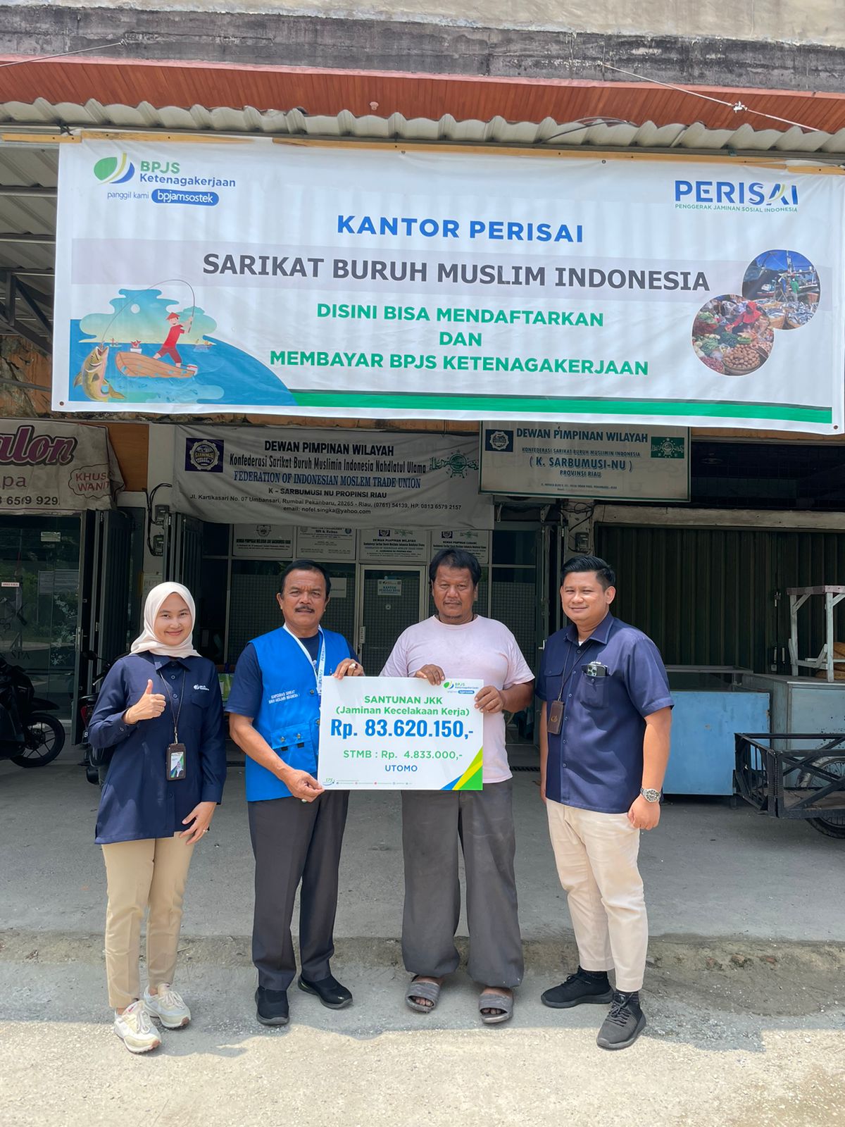 Peternak di Pekanbaru Alami Kecelakaan Kerja, BPJamsostek Jamin Biaya Medis dan Pengganti Upah