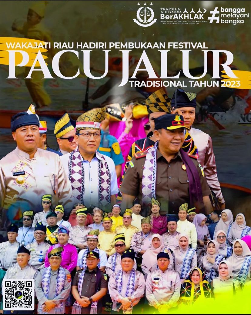 Wakajati Riau Hadiri Pembukaan Festival Pacu Jalur Tradisional di Taluk KuantanÂ 