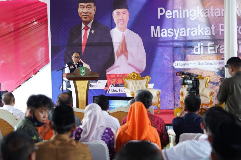 Dampingi Menkominfo ke Bengkalis, Gubri Harap Seluruh Desa di Riau Jadi Desa Digital