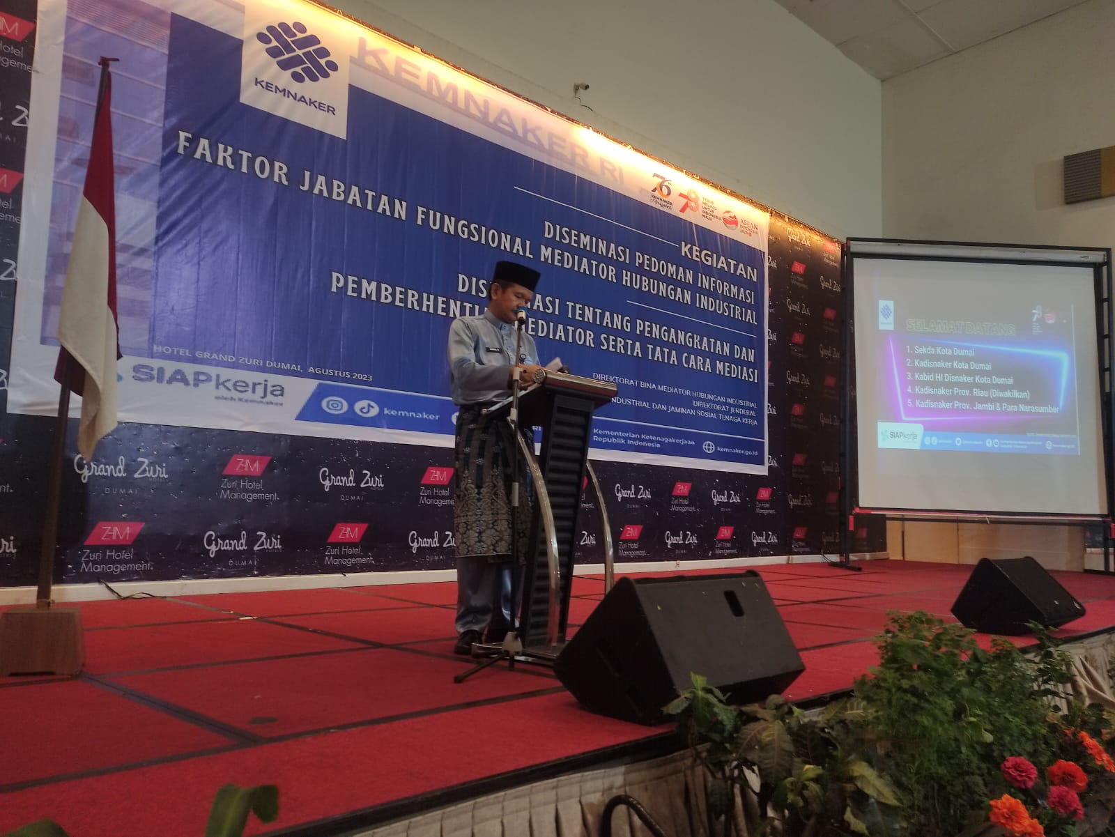Kemennaker RI dan Pemko Dumai Sinergi Dorong Peran Jabatan Mediator