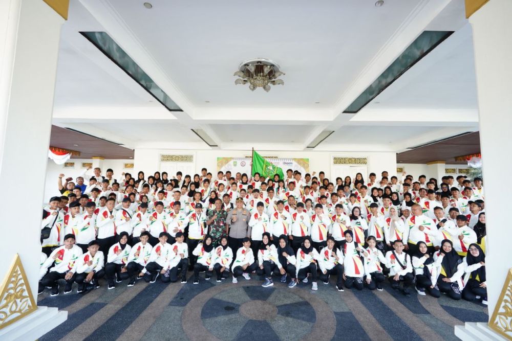 Siap Raih Prestasi, 183 Atlet Riau Menuju Popnas XVI Palembang