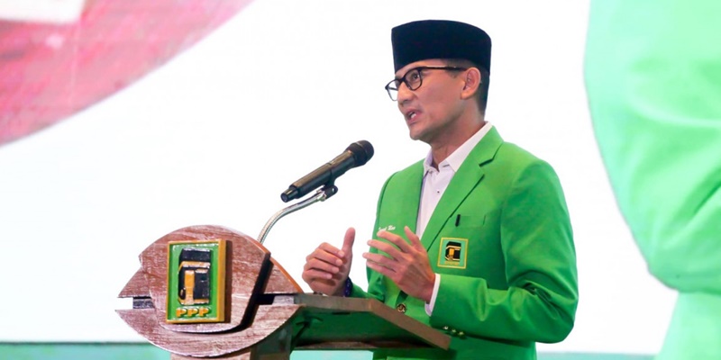PPP Sodorkan Sandiaga Uno Jadi Cawapres, Elektabilitas Ganjar Belum Terdongkrak