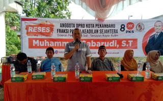 Pembangunan Drainase Jadi Aspirasi Warga Jalan Kelapa saat Reses Sabarudi