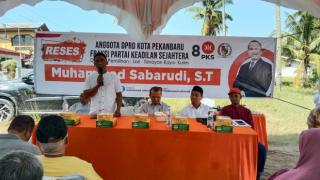Drainase dan Bantuan UMKM Jadi Aspirasi Warga Jalan Gunung Raya di Reses Sabarudi