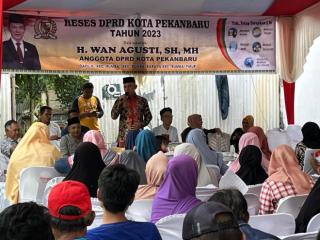 Reses Wan Agusti di Limbungan Baru, Warga Keluhkan Banjir, Kesehatan dan UMKM