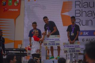 Gubri Syamsuar Berharap Riau Bhayangkara Run Jadi Agenda Tahunan