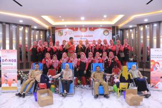 HUT ke-78 RI, DWP Pekanbaru Gelar Aksi Donor Darah
