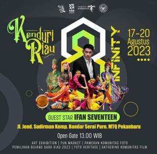 Ifan Seventeen Bakal Hibur Pengunjung Kenduri Riau