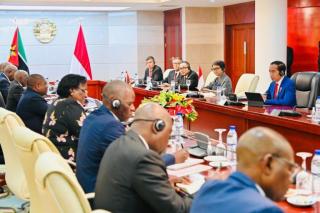 Presiden Jokowi Sampaikan Komitmen Indonesia Perkuat Kemitraan dengan Mozambik