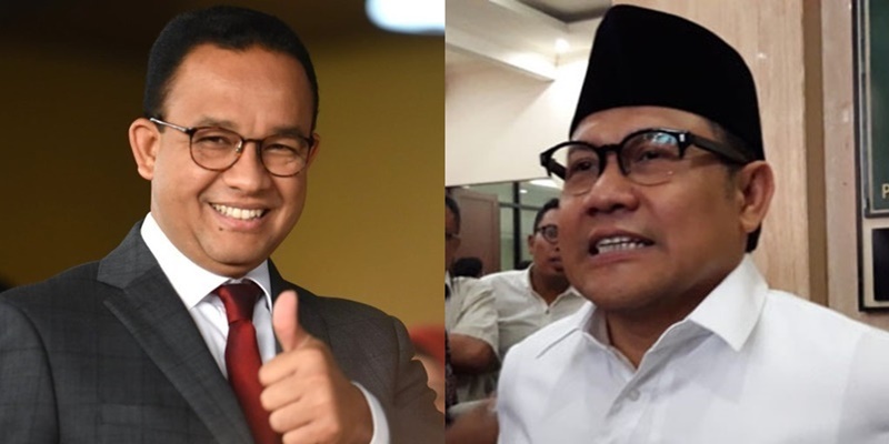 Anies Tunjuk Cak Imin Bakal Cawapres