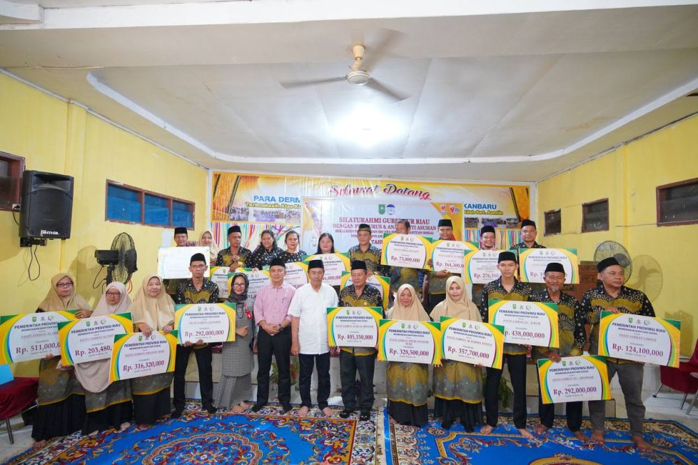 20 Panti Asuhan di Pekanbaru Terima Bantuan Rp4,9 Miliar dari Pemprov Riau