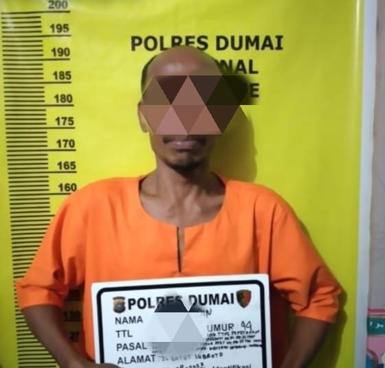Aniaya Putri Kandungnya, Seorang ayah di Kota Dumai Ditangkap Polisi