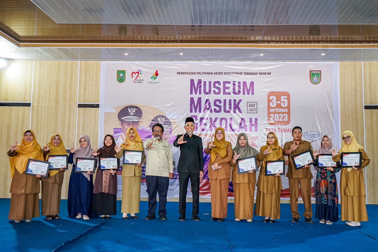Disbud Riau Gelar Kegiatan Museum Masuk Sekolah di Dumai Kota Idaman