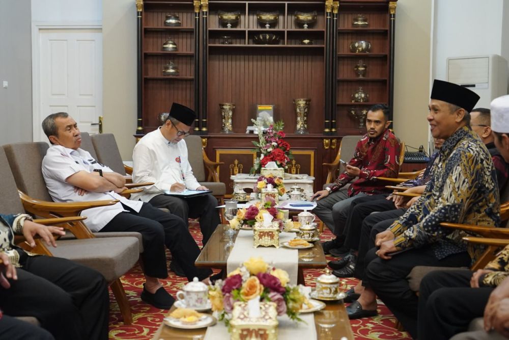 Gubernur Syamsuar Terima Audiensi Forum Muadzin Seluruh Indonesia