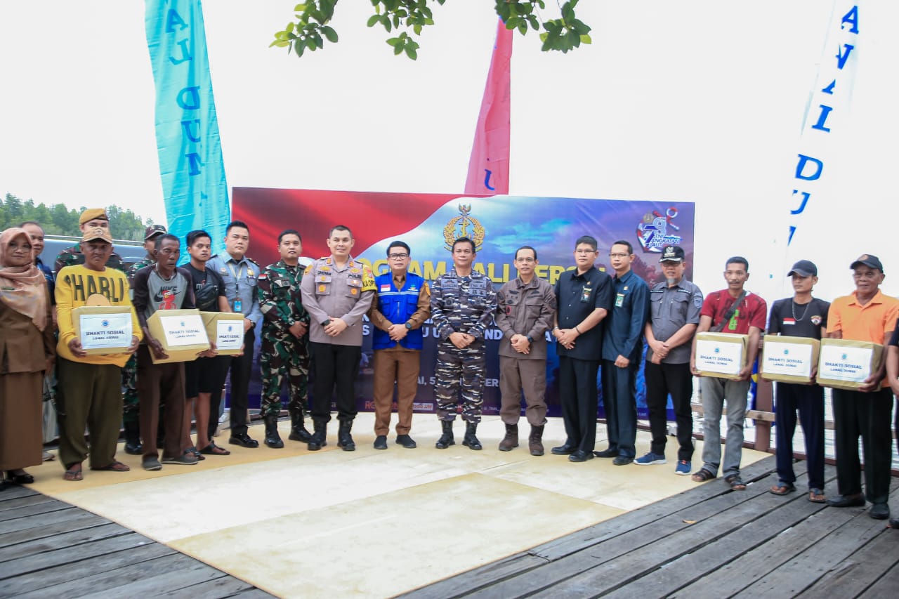 Termasuk di Dumai, NI AL Laksanakan Program Kali Bersih Nasional se Indonesia