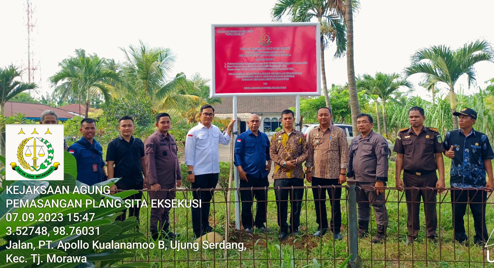 Aset Hasil Sita Eksekusi Milik Terpidana Benny Tjokrosaputro Dititipkan di Deli Serdang