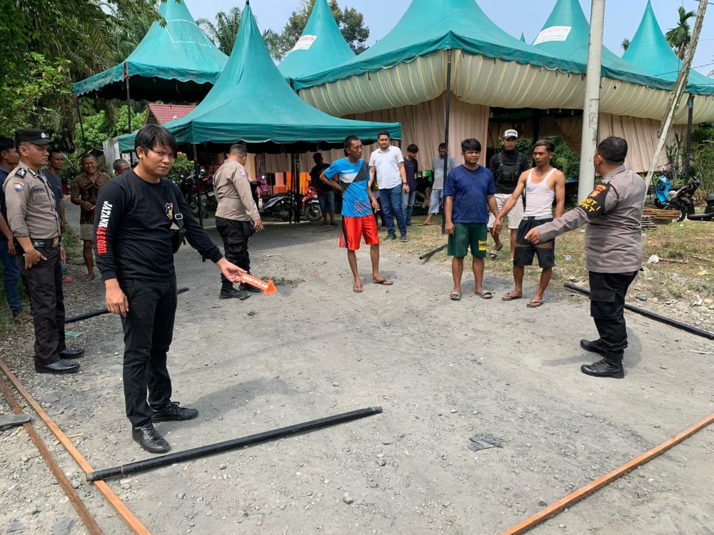Tragis! 4 Warga Rohil Tewas Tersengat Listrik PLN saat Pindahkan Tenda Pesta