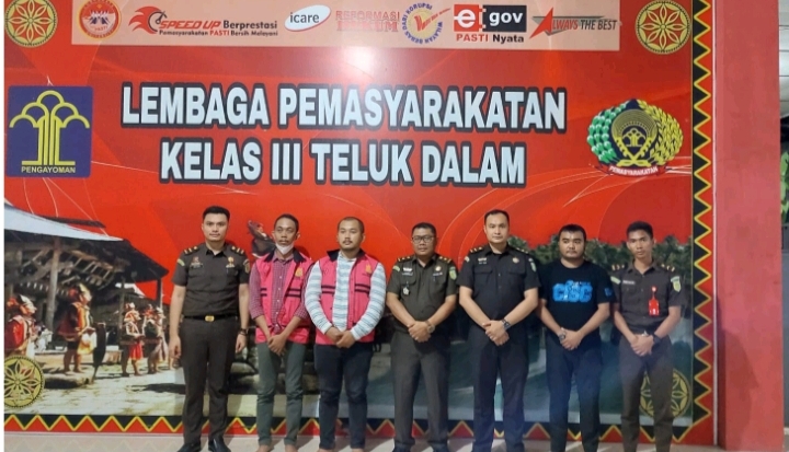 Wakil Direktur EYM dari CV. KBA Sebagai Tersangka Ditahan dalam Lapas Kelas III Teluk Dalam
